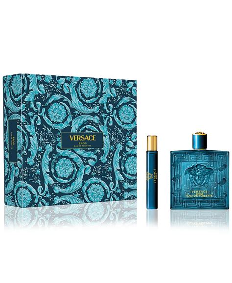 versace men's 2 pc eros eau de toilette gift set|Versace Eros retail price.